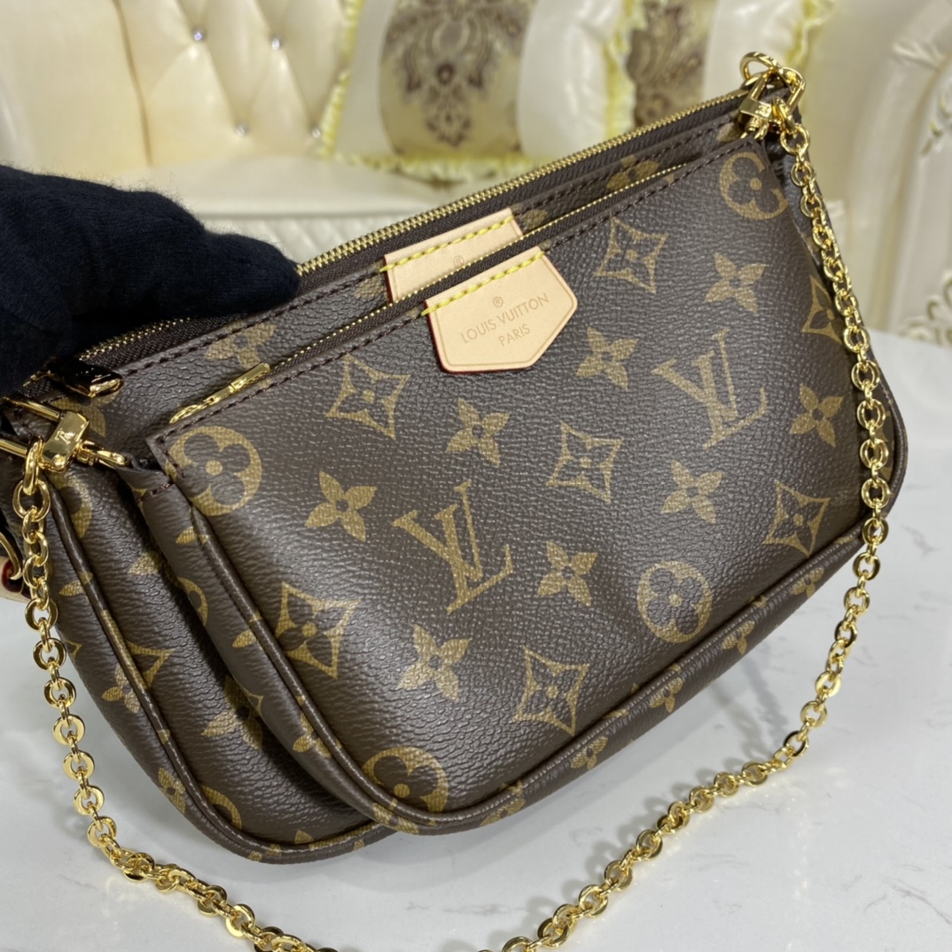 Louis Vuitton MULTI POCHETTE ACCESSOIRES Monogram M44813 Khaki